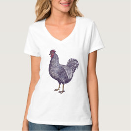 I Liebe Plymouth Rock Chickens - Vintages Rooster T-Shirt