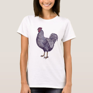 I Liebe Plymouth Rock Chickens - Vintages Rooster T-Shirt
