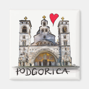 I Liebe Podgorica Magnet