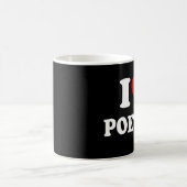 I Liebe Poetry Kaffeetasse (Mittel)
