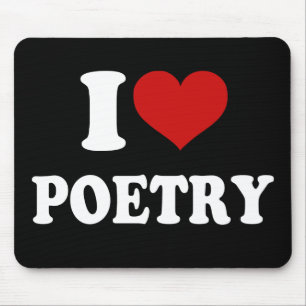 I Liebe Poetry Mousepad