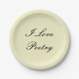 I Liebe Poetry Paper Teller (Creme & Black)