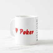 I Liebe-Poker Kaffeetasse (Vorderseite Links)