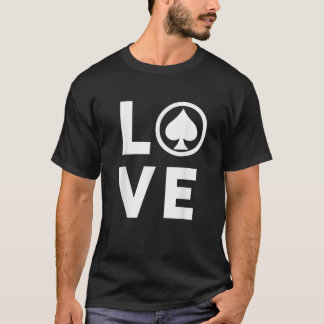 I Liebe Poker T Shirt Funny Niedlich Poker Player 