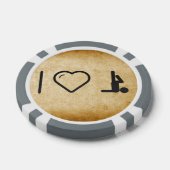 I LIEBE POKERCHIPS (Einzeln)