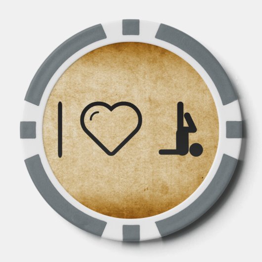 I LIEBE POKERCHIPS (Vorderseite)