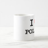 I Liebe Polen Kaffeetasse (Mittel)