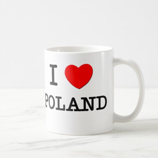 I Liebe Polen Kaffeetasse (Rechts)