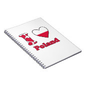 I Liebe Polen Notizblock (Rechte Seite)