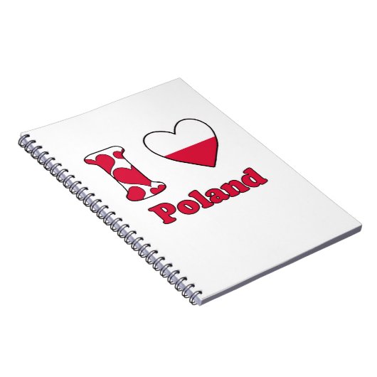 I Liebe Polen Notizblock (Rechte Seite)