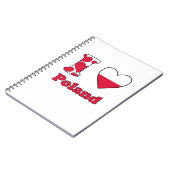 I Liebe Polen Notizblock (Linke Seite)