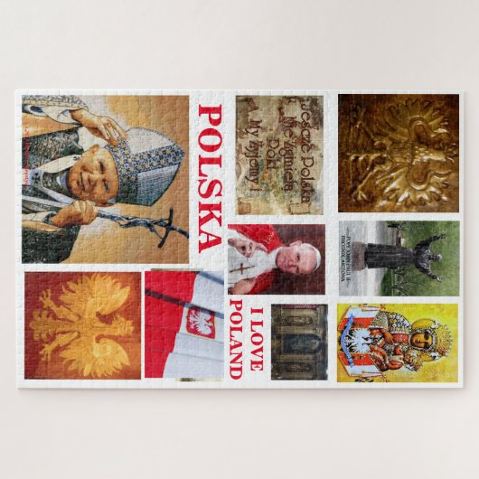 I LIEBE POLEN, POLNISCHE IKONEN-PUZZLE PUZZLE (Horizontal)