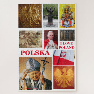 I LIEBE POLEN, POLNISCHE IKONEN-PUZZLE PUZZLE