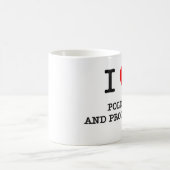 I Liebe-Politik und Verfahren Kaffeetasse (Mittel)