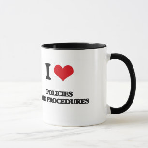 I Liebe-Politik und Verfahren Tasse