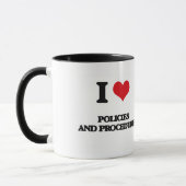 I Liebe-Politik und Verfahren Tasse (Links)