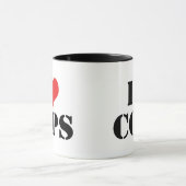 I LIEBE POLIZISTEN TASSE (Zentrum)