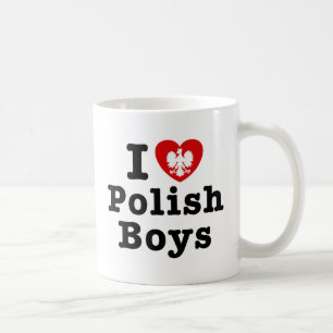 I Liebe Polnische Jungen Kaffeetasse
