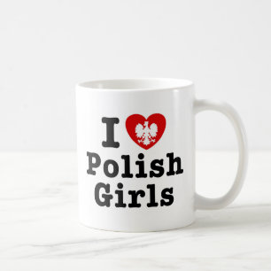 I Liebe Polnische Mädchen Kaffeetasse