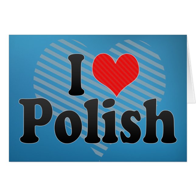 I Liebe-Polnisches (Vorderseite (Horizontal))