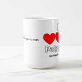 I Liebe-Polygamie-Tasse Kaffeetasse (Mittel)