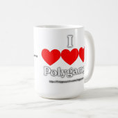 I Liebe-Polygamie-Tasse Kaffeetasse (VorderseiteRechts)