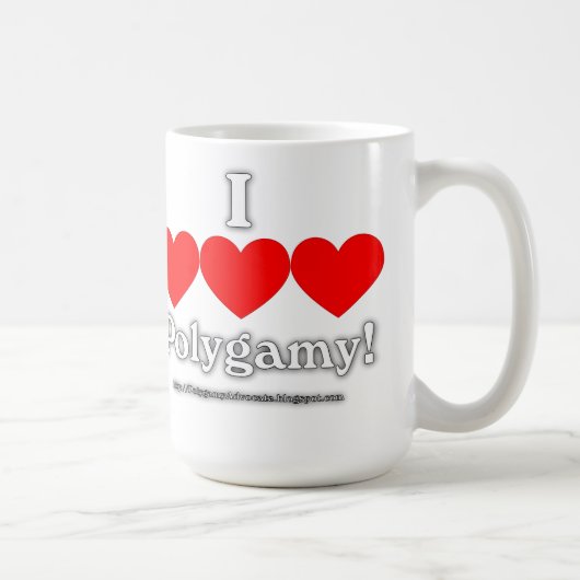 I Liebe-Polygamie-Tasse Kaffeetasse (Rechts)