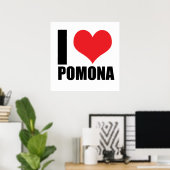 I Liebe Pomona Poster (Heimbüro)