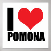I Liebe Pomona Poster (Vorne)