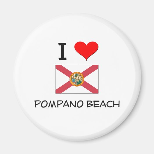 I Liebe POMPANO BEACH Florida Magnet (Vorne)