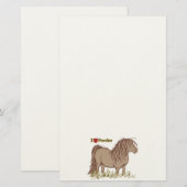 I Liebe Ponys Briefpapier (Vorne/Hinten)