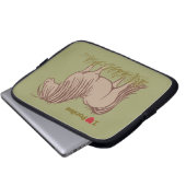 I Liebe Ponys Laptopschutzhülle (Vorne Knopf)