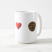 I Liebe Poo Tasse (VorderseiteRechts)