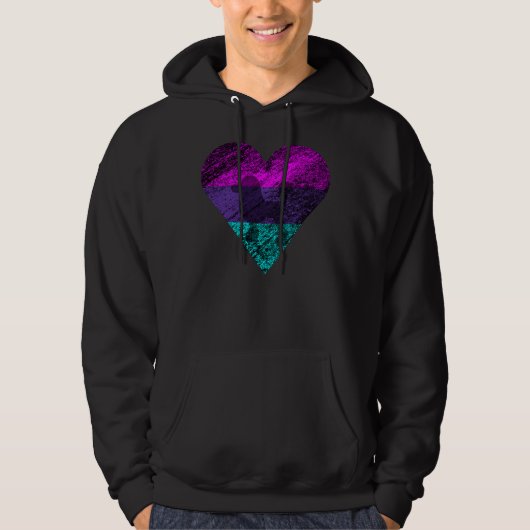 I Liebe Poodle Hoodie (Vorderseite)