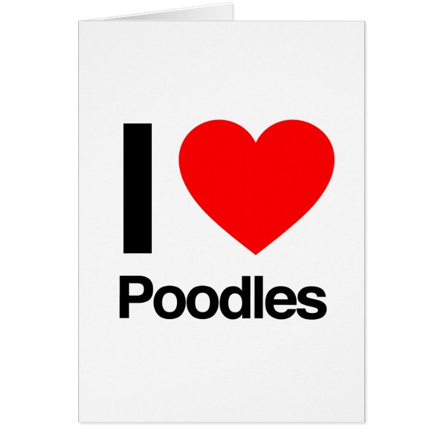 i Liebe Poodles (Vorne)