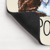 I Liebe Poodles Mousepad (Ecke)