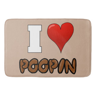 I LIEBE POOPIN BATH MAT BADEMATTE