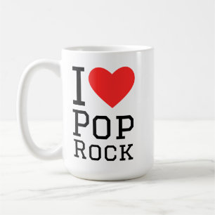 I Liebe Pop Rock Kaffeetasse