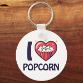 I Liebe Popcorn Schlüsselanhänger (Rückseite)