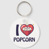 I Liebe Popcorn Schlüsselanhänger (Rückseite)