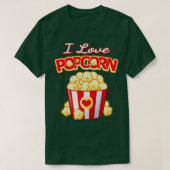 I Liebe Popcorn T-Shirt (Design vorne)