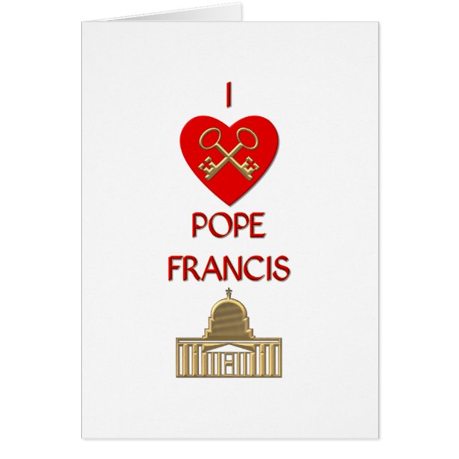 I Liebe Pope Francis (Vorne)