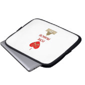 I Liebe Pope Francis Laptopschutzhülle (Vorne Knopf)