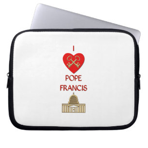 I Liebe Pope Francis Laptopschutzhülle