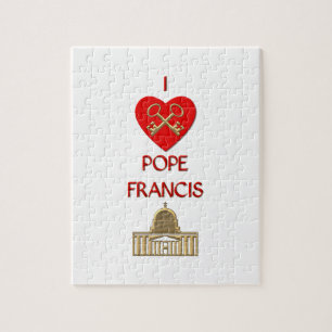 I Liebe Pope Francis Puzzle