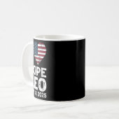 I Liebe Pope Leo Kaffeetasse (Vorderseite Links)