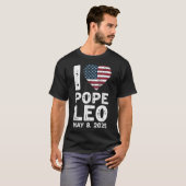 I Liebe Pope Leo T-Shirt (Vorne ganz)