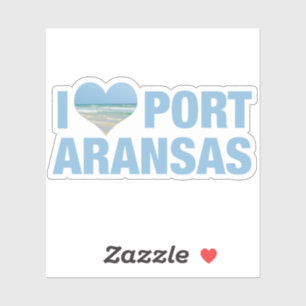 I Liebe Port Aransas Aufkleber