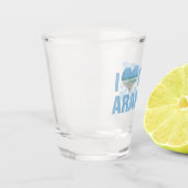 I Liebe Port Aransas Niedlich Texas Beach Urlaub Schnapsglas (Links)