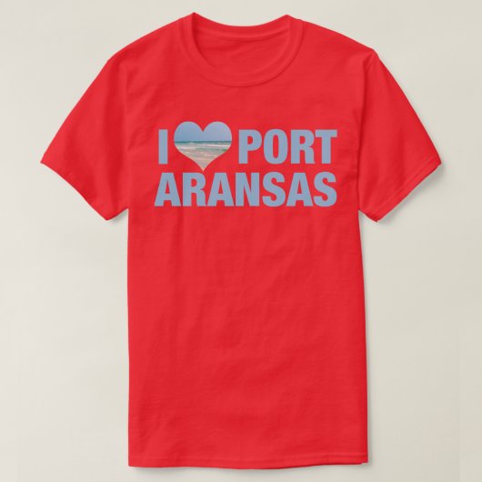 I Liebe Port Aransas T-Shirt (Design vorne)
